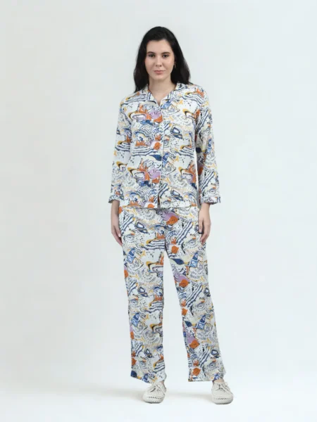 Aurora Whimsy - 3 Piece Pyjama & Sleepwear Set