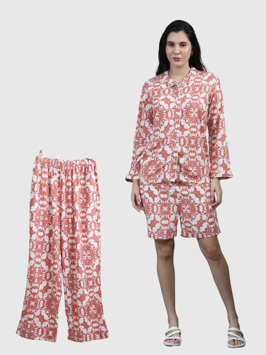 Rustic Rhythm - 3 Piece Pyjama & Sleepwear Set - Image 4