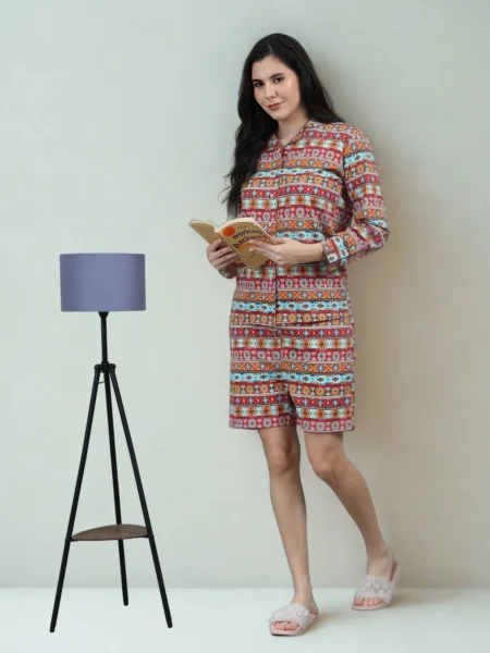 Blue Boho Love Affair - 3 Piece Pyjama & Sleepwear Set
